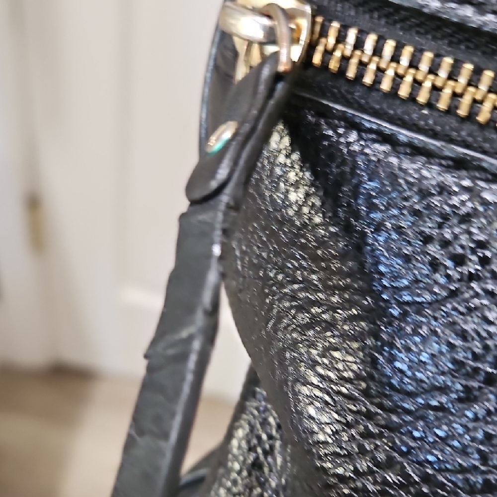 Kate Spade Black Pebble Leather Crossbody Bag - Picture 4 of 10